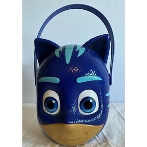 Disney PJ Masks Blue Catboy Halloween Figural Plastic Candy Bucket Trick Treat